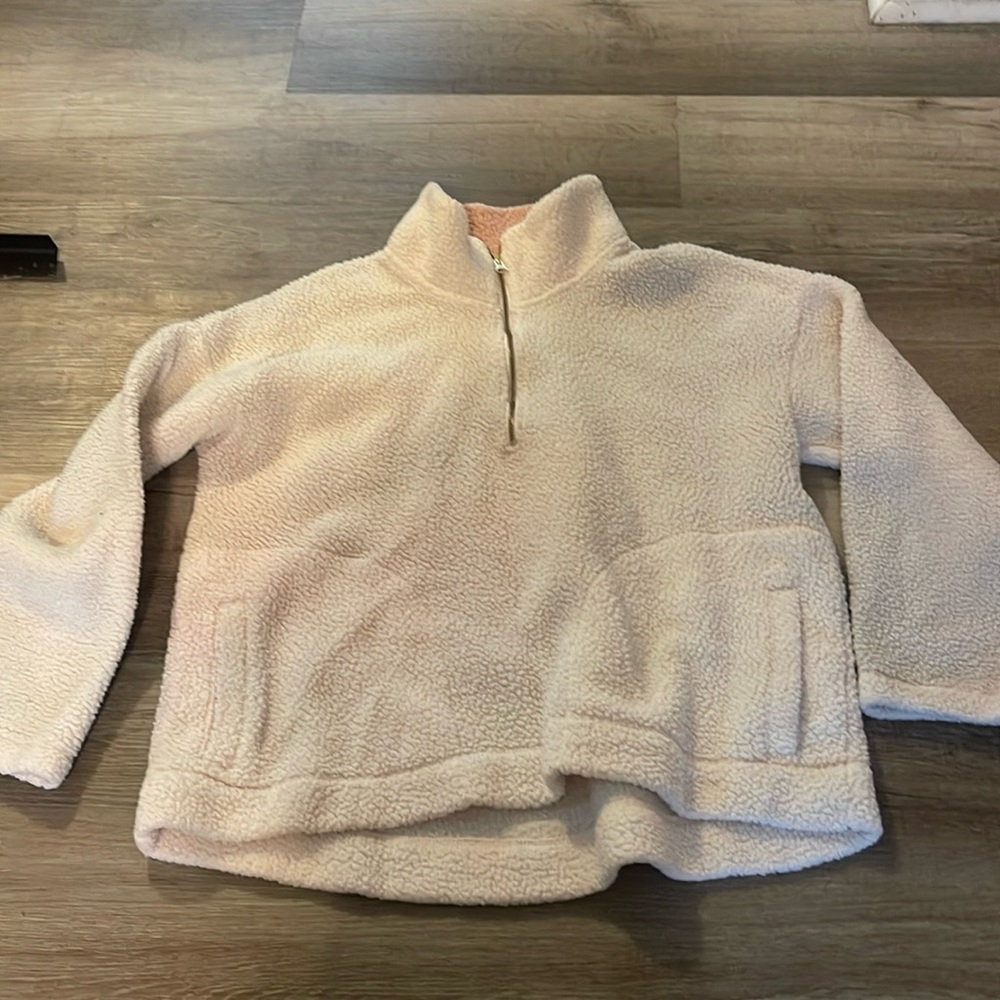 Old Navy White Fleece
